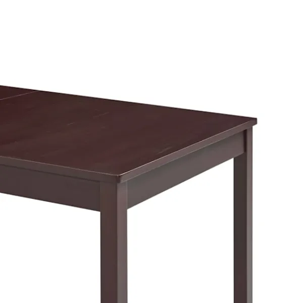 vidaXL Matbord>Matbord mörk 140x70x73 cm furu