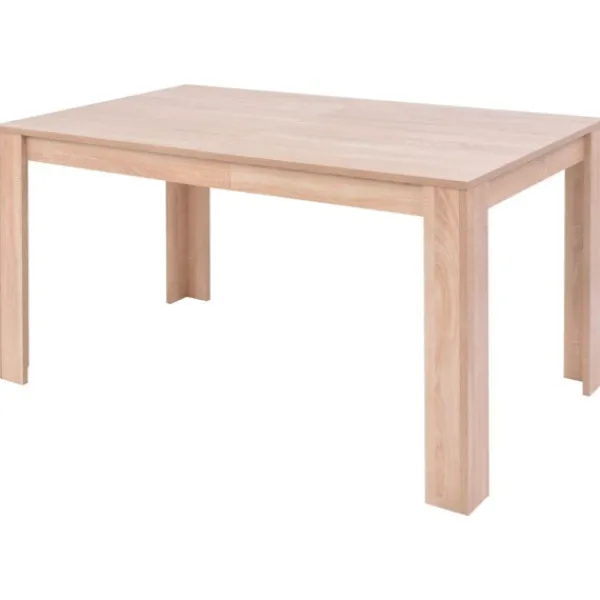 vidaXL Matgrupper>Matbord och matstolar 7 delar konstläder ek