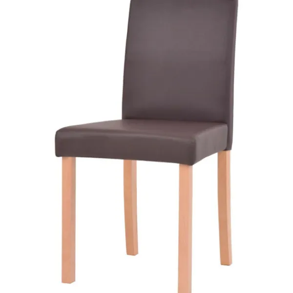 vidaXL Matgrupper>Matbord och matstolar 7 delar konstläder ek