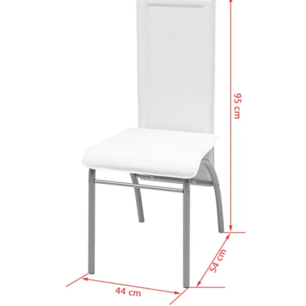 vidaXL Matgrupper>Matbord och stolar 5 delar