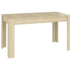 vidaXL Matbord>Matbord sonoma-ek 140x74,5x76 cm konstruerat trä