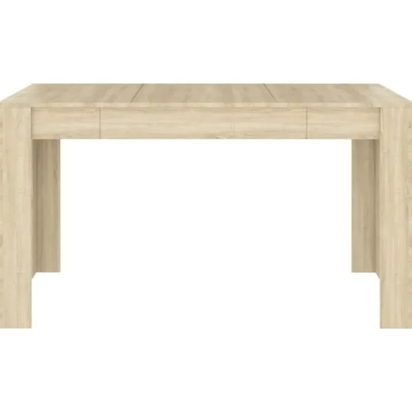 vidaXL Matbord>Matbord sonoma-ek 140x74,5x76 cm konstruerat trä