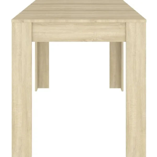 vidaXL Matbord>Matbord sonoma-ek 140x74,5x76 cm konstruerat trä
