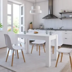 vidaXL Matgrupper>Matbord 120x60x76 cm konstruerat trä
