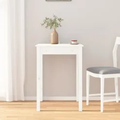vidaXL Matbord>Matbord 55x55x75 cm massivt furuträ