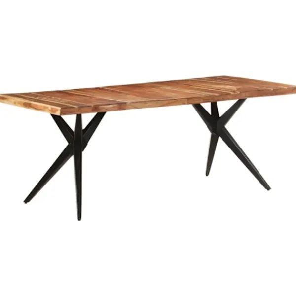 vidaXL Matbord>Matbord 200x90x76 cm massivt akaciaträ