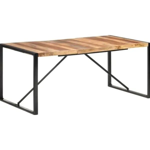 vidaXL Matbord>Matbord 180x90x75 cm massivt trä