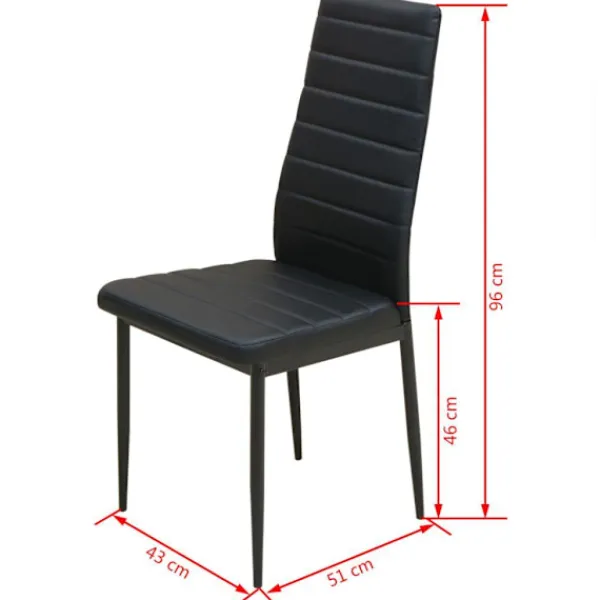 vidaXL Matgrupper>Matgrupp 5 Delar, Bord och Stolar,