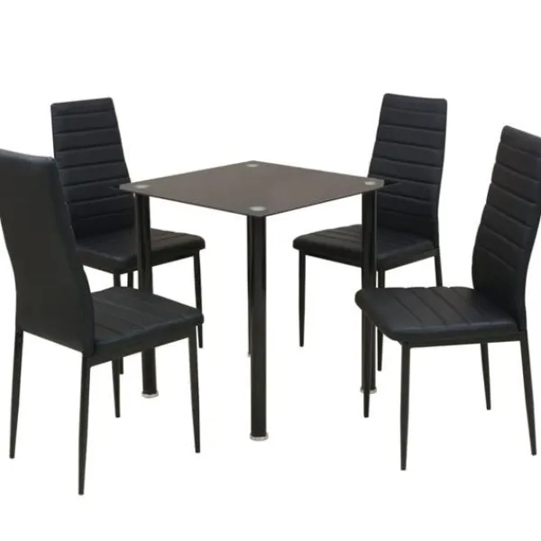 vidaXL Matgrupper>Matgrupp 5 Delar, Bord och Stolar,
