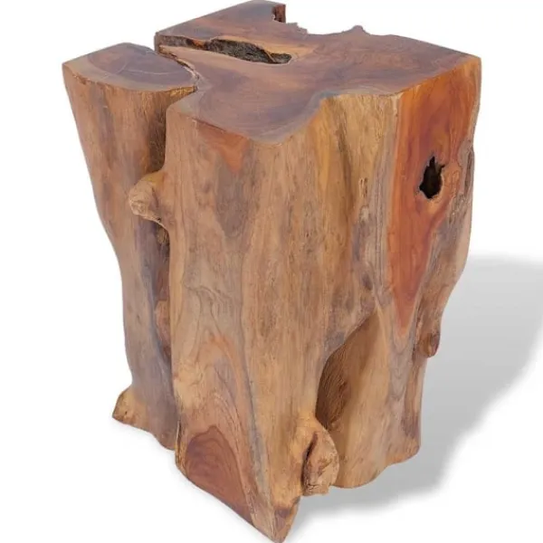 vidaXL Pallar>Pall massiv teak 30x30x40 cm