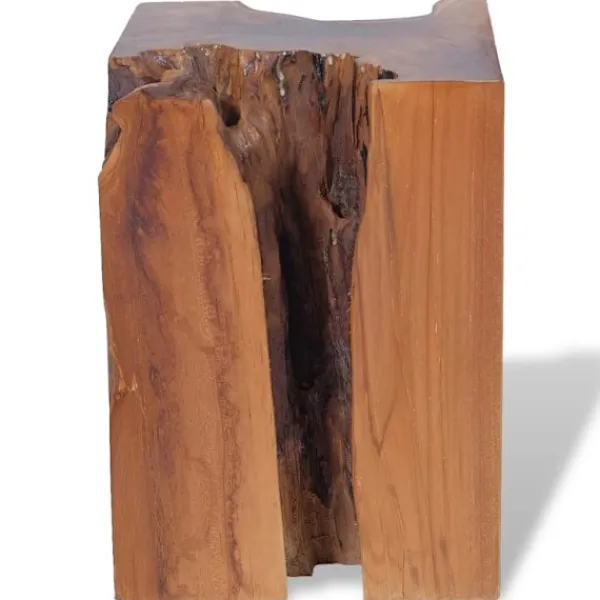 vidaXL Pallar>Pall massiv teak 30x30x40 cm