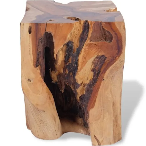 vidaXL Pallar>Pall massiv teak 30x30x40 cm
