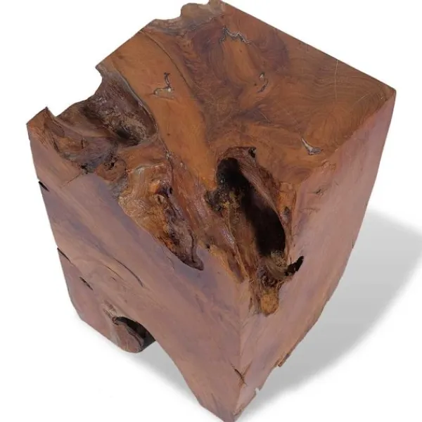 vidaXL Pallar>Pall massiv teak 30x30x40 cm