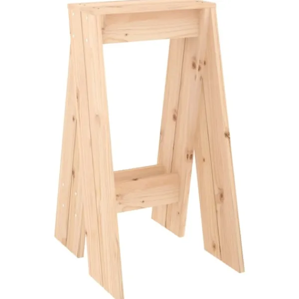 vidaXL Pallar>Pallar 2 st 40x40x75 cm massiv furu