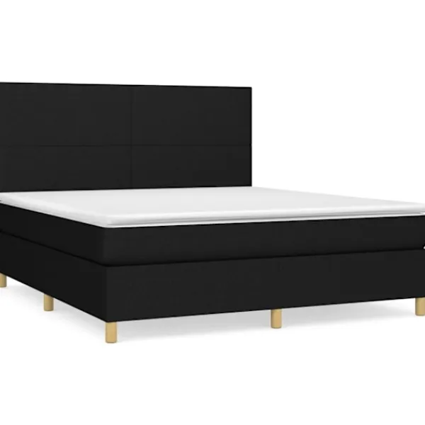 vidaXL Sängar>Ramsäng med madrass 180x200 cm tyg