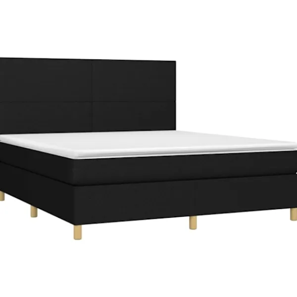 vidaXL Sängar>Ramsäng med madrass 180x200 cm tyg