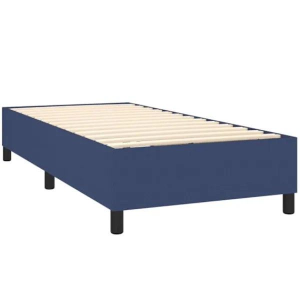 vidaXL Sängar>Ramsäng med madrass 100x200 cm tyg