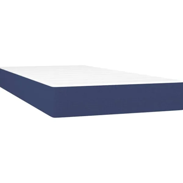 vidaXL Sängar>Ramsäng med madrass 100x200 cm tyg