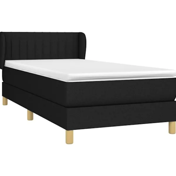 vidaXL Sängar>Ramsäng med madrass 90x200 cm tyg