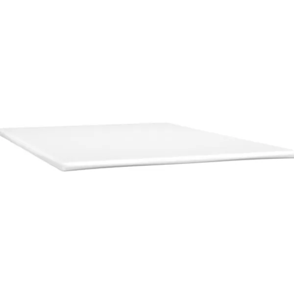 vidaXL Sängar>Ramsäng med madrass 140x200 cm konstläder