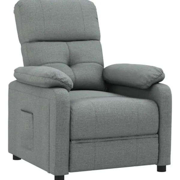 vidaXL Fåtöljer>Reclinerfåtölj mörk tyg