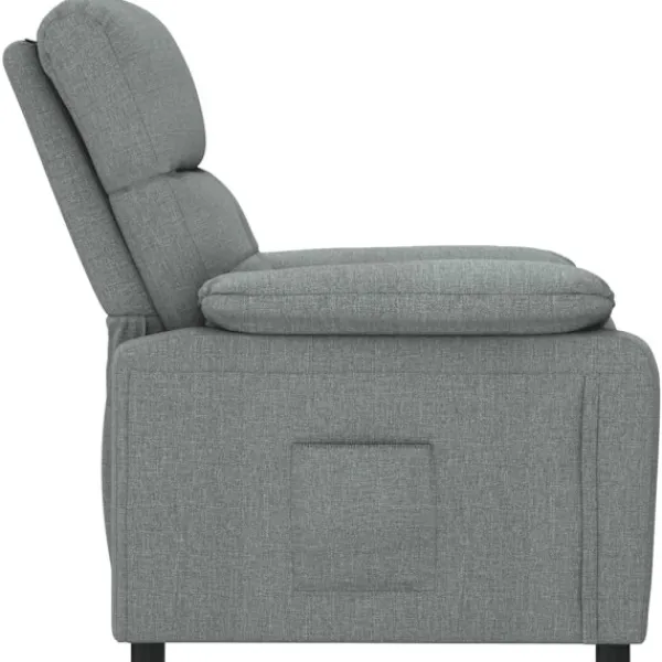 vidaXL Fåtöljer>Reclinerfåtölj mörk tyg