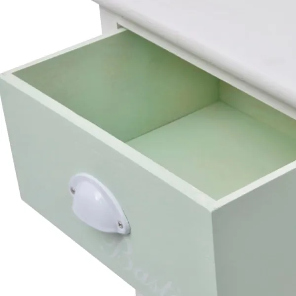 vidaXL Byråer>Shabby Chic French byrå 4 lådor trä