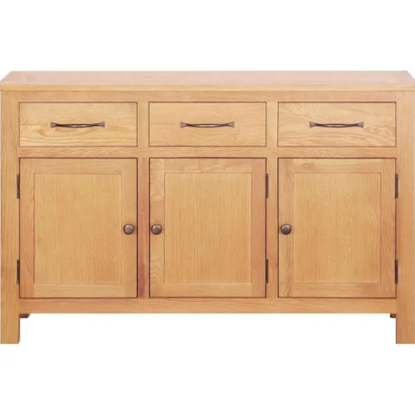 vidaXL Sideboards>Sideboard 112 x 33.5 x 70 cm Solitt Ekträ