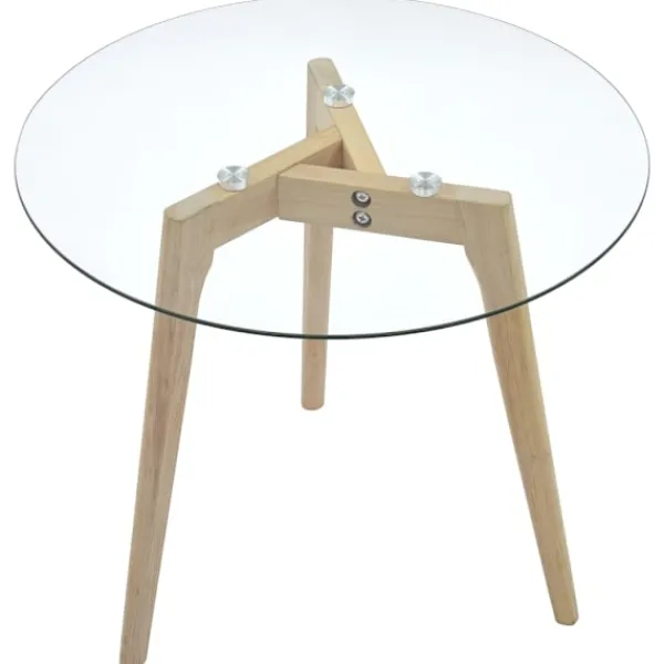 vidaXL Småbord>Sidobord 2 st härdat glas