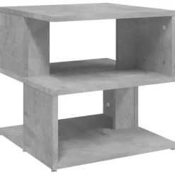 vidaXL Småbord>Sidobord betong 40x40x40 cm konstruerat trä