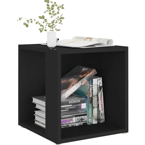 vidaXL Hyllor>Sidobord 33x33x34,5 cm konstruerat trä