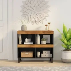 vidaXL Sideboards>Sidoskåp 85x33x75 cm massivt mangoträ