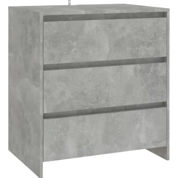 vidaXL Sideboards>Skänk 3 delar betong konstruerat trä