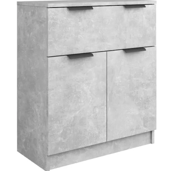 vidaXL Sideboards>Skänk 3 delar betong konstruerat trä
