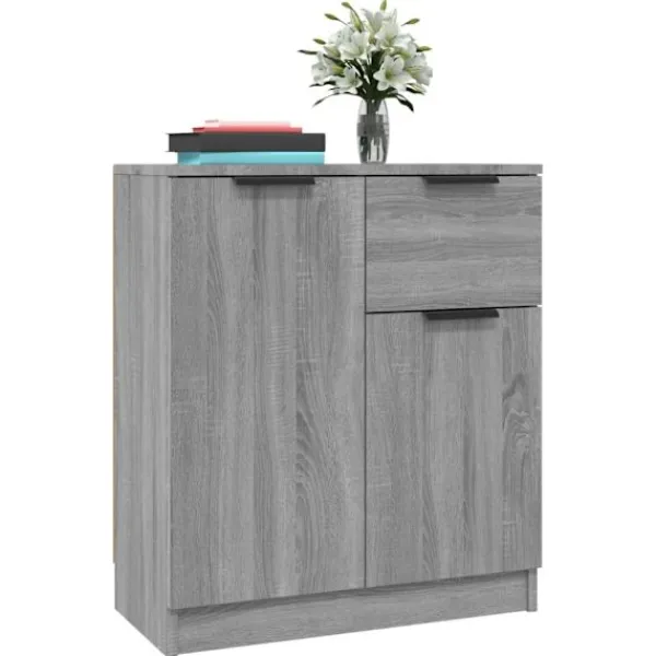 vidaXL Skåp>Skänk 2 delar sonoma 60x30x70 cm konstruerat trä