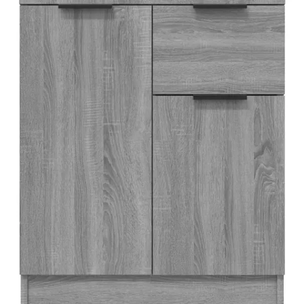 vidaXL Skåp>Skänk 2 delar sonoma 60x30x70 cm konstruerat trä