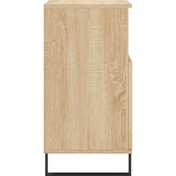 vidaXL Sideboards>Skänk 3 delar Sonoma ek konstruerat trä