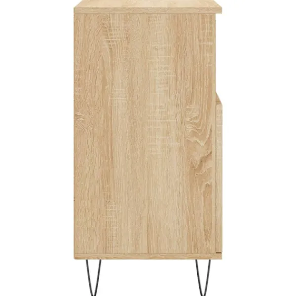 vidaXL Sideboards>Skänk 3 delar Sonoma ek konstruerat trä