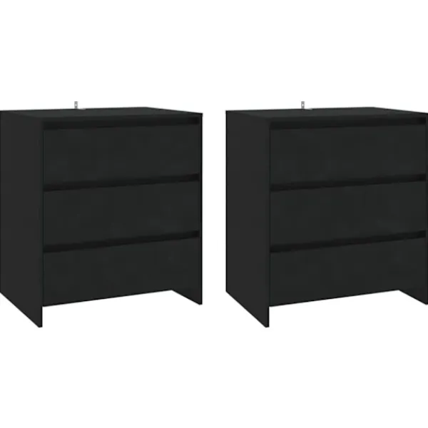 vidaXL Sideboards>Skänk 3 delar konstruerat trä