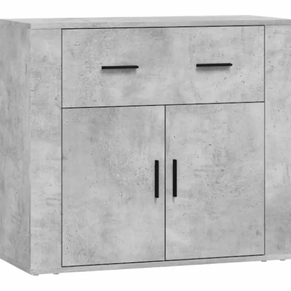 vidaXL Sideboards>Skänk 3 st betong konstruerat trä