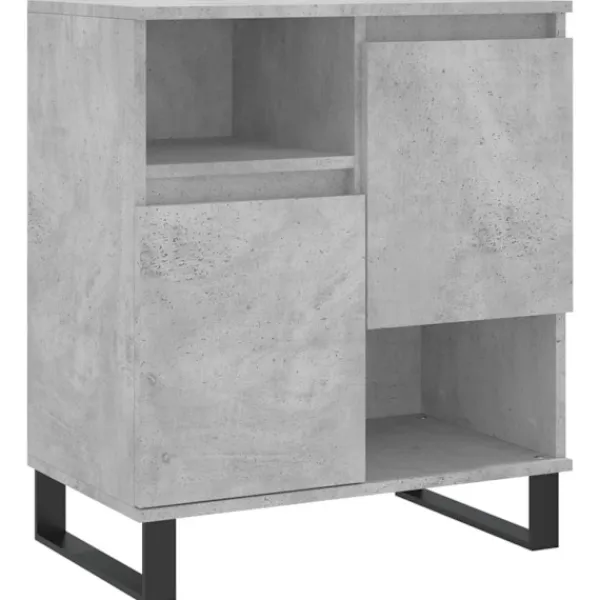 vidaXL Sideboards>Skänk 3 st betong konstruerat trä