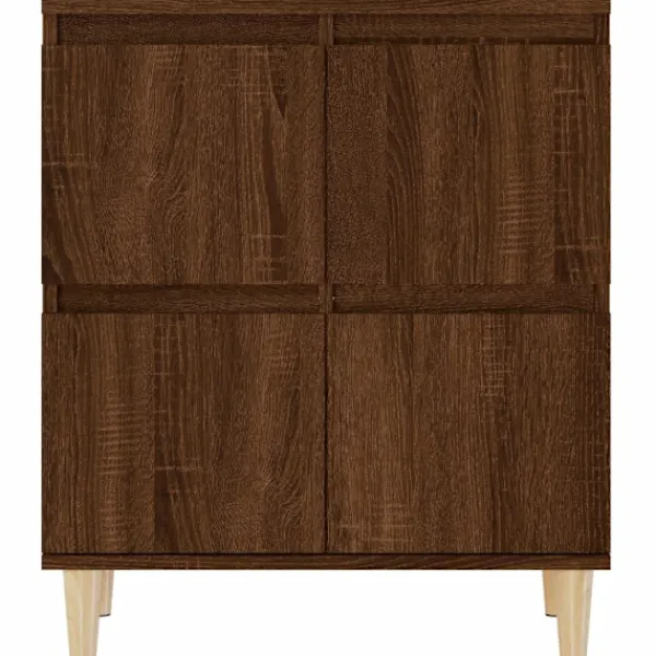 vidaXL Skåp>Skänk 3 st ek 60x35x70 cm konstruerat trä