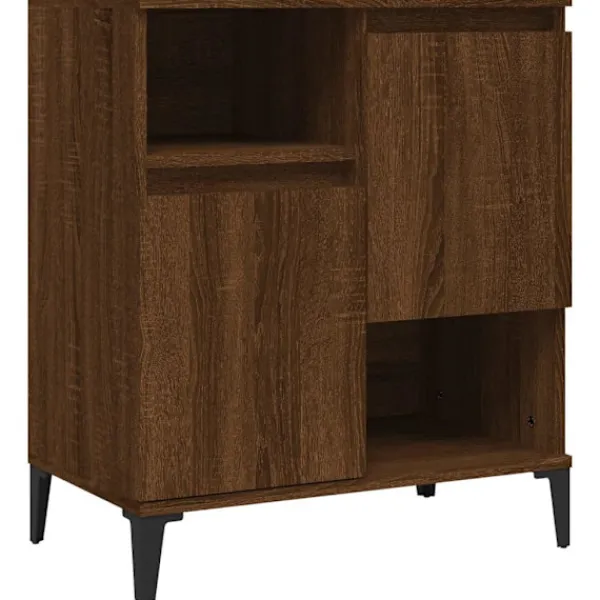 vidaXL Sideboards>Skänk 2 st ek 60x35x70 cm konstruerat trä