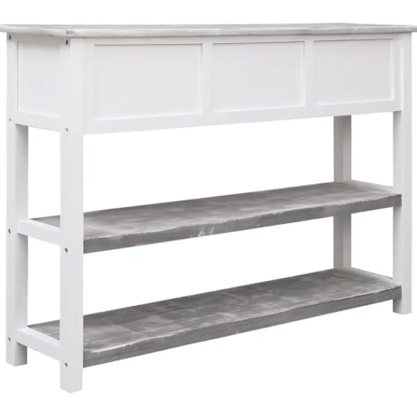 vidaXL Sideboards>Skänk antik 108x30x76 cm massivt kejsarträ