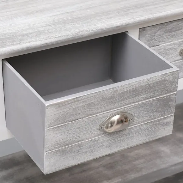 vidaXL Sideboards>Skänk antik 108x30x76 cm massivt kejsarträ