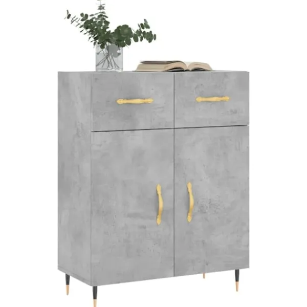 vidaXL Sideboards>Skänk betong 69,5x34x90 cm konstruerat trä