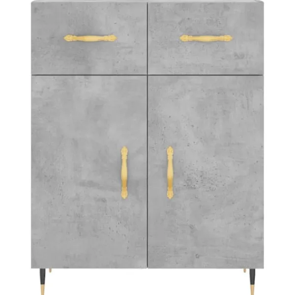 vidaXL Sideboards>Skänk betong 69,5x34x90 cm konstruerat trä