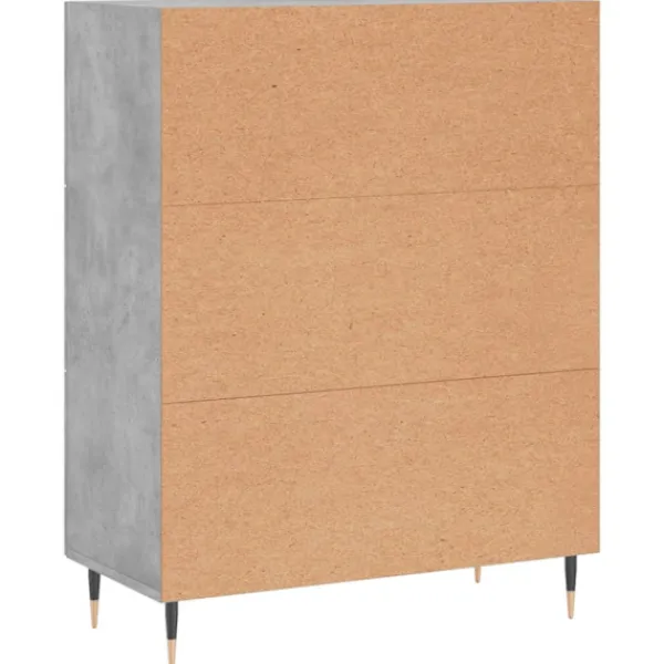 vidaXL Skåp>Skänk betong 69,5x34x90 cm konstruerat trä