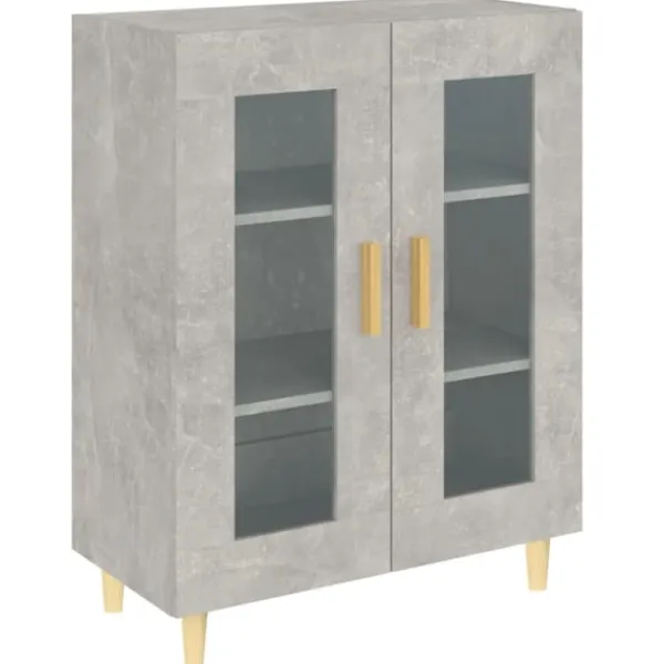 vidaXL Skåp>Skänk betong 69,5x34x90 cm konstruerat trä
