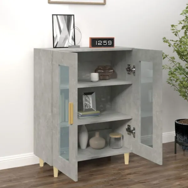 vidaXL Skåp>Skänk betong 69,5x34x90 cm konstruerat trä